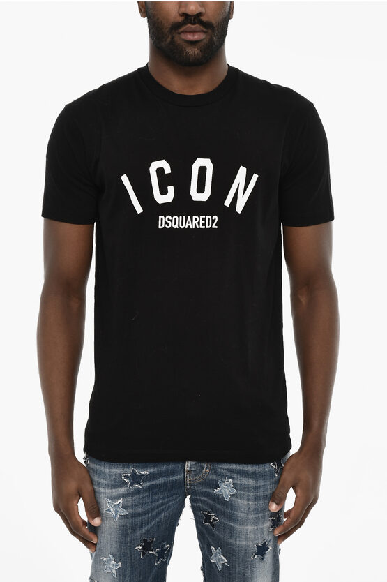 Dsquared2 Cotton Icon Crew-neck T-shirt With Print