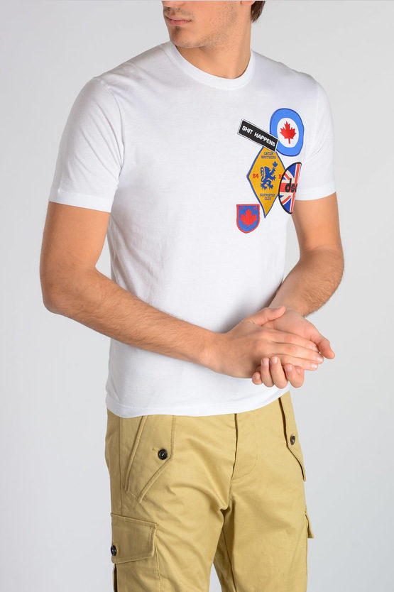 Dsquared2 Cotton Jersey T-shirt In White