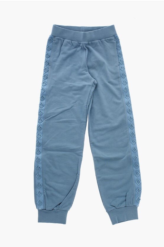Cotton Joggers With Ton On Ton Monogram Side Band