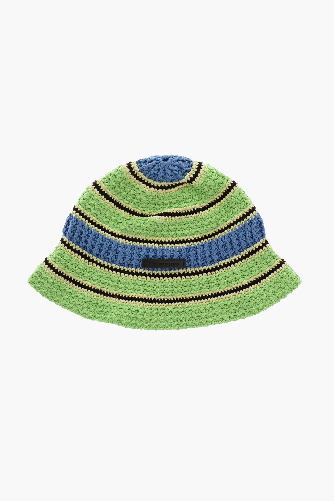 【送料&関税込】Stella McCartney Crochet Bucket Hat Logo cotton crochet bucket hat in multicoloured - Stella Mc