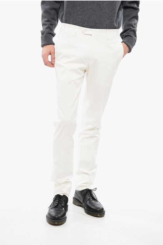 CORNELIANI COTTON LEADER PANTS 