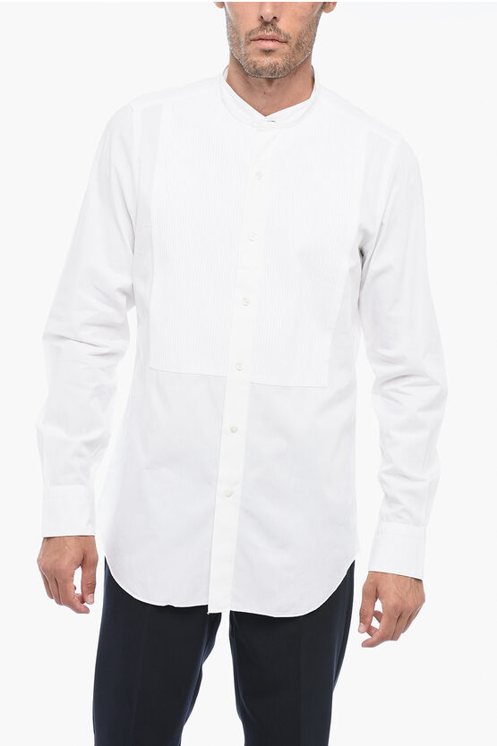 Shop Finamore 1925 Cotton Lorenzo Tuxedo Shirt