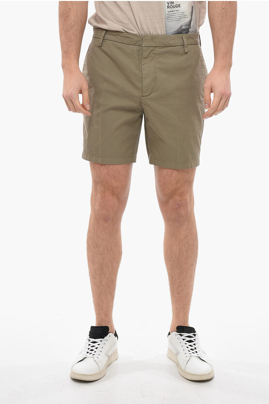DONDUP COTTON MANHEIM SHORTS WITH LOOPS