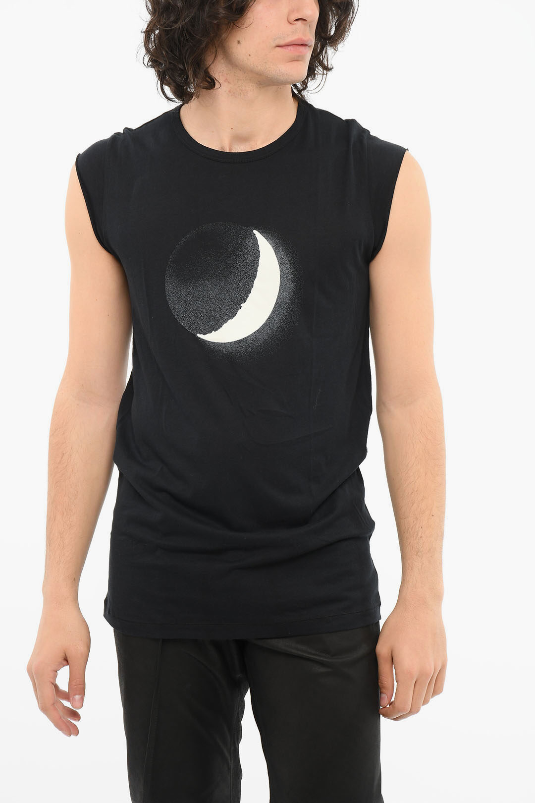 Ann Demeulemeester Cotton MOON T-shirt with Print men