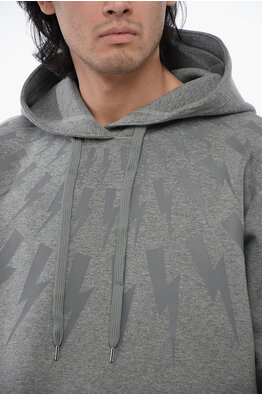 NEIL BARRETT｜SWEATSHIRTS (Easy Blouson Degrade Rain Bol Neil Barett cotton sweatshirt EASY BLOUSON DEGRADE' RAIN