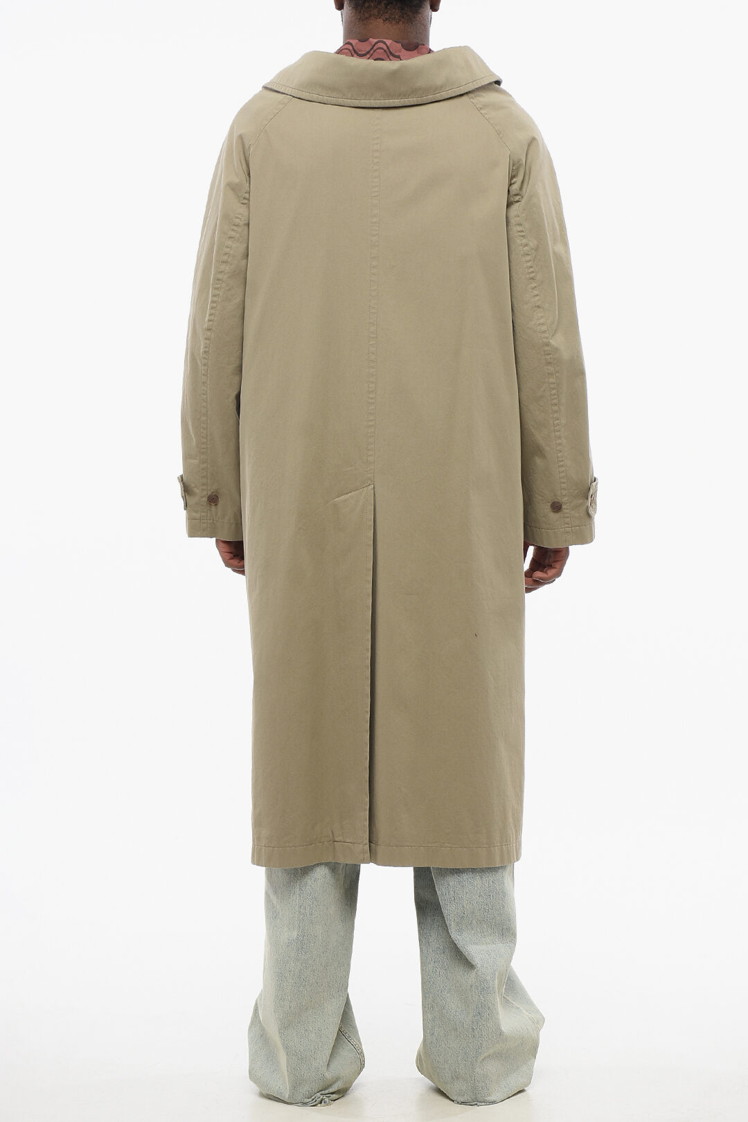 Balenciaga Cotton Oversized Trench Coat men - Glamood Outlet