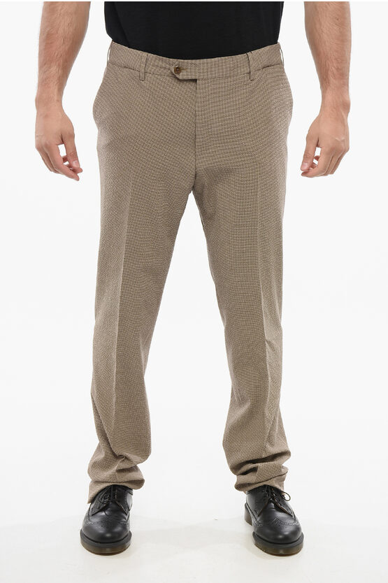 Corneliani Id Stretchy Cotton Chinos