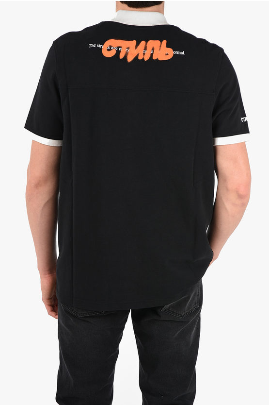 Heron Preston Cotton Polo Shirt with Breast Pocket men Glamood Outlet