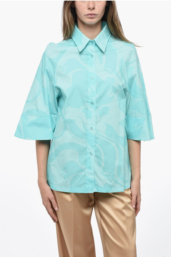 Shop Etro Cotton Popeline Casual Shirt