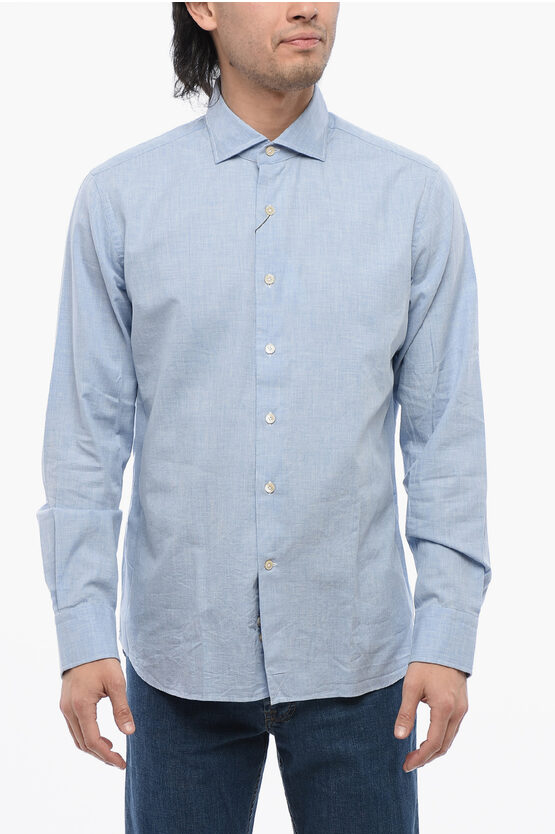 Alessandro Gherardi Light Blue Shirt With Classic Collar