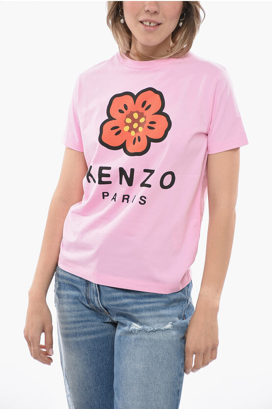 Shop Kenzo Cotton Poppy Loose Fit T-shirt