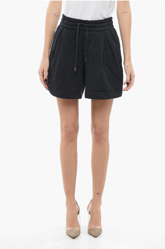 Dries Van Noten Cotton Quilted Shorts