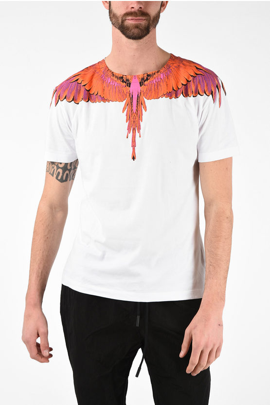 Marcelo Burlon Cotton RED WINGS T-Shirt men Glamood Outlet