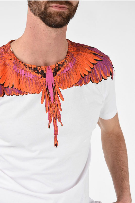 Marcelo Burlon Cotton RED WINGS T-Shirt men Glamood Outlet