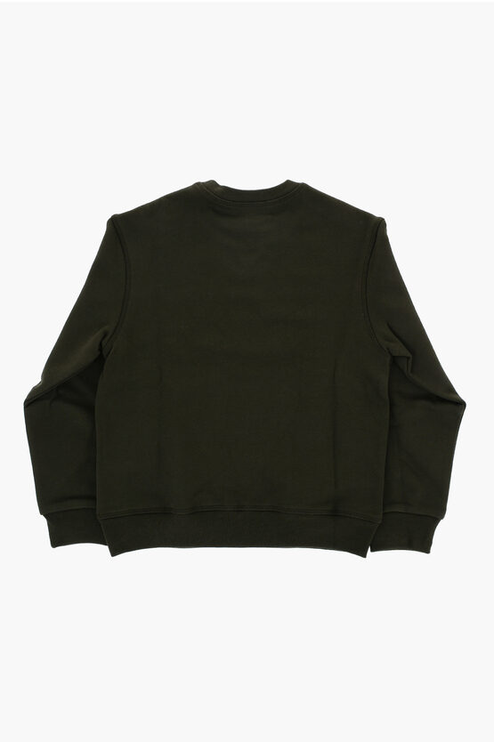 Cotton RELAX Crew Neck Sweatshirt with Front Logo