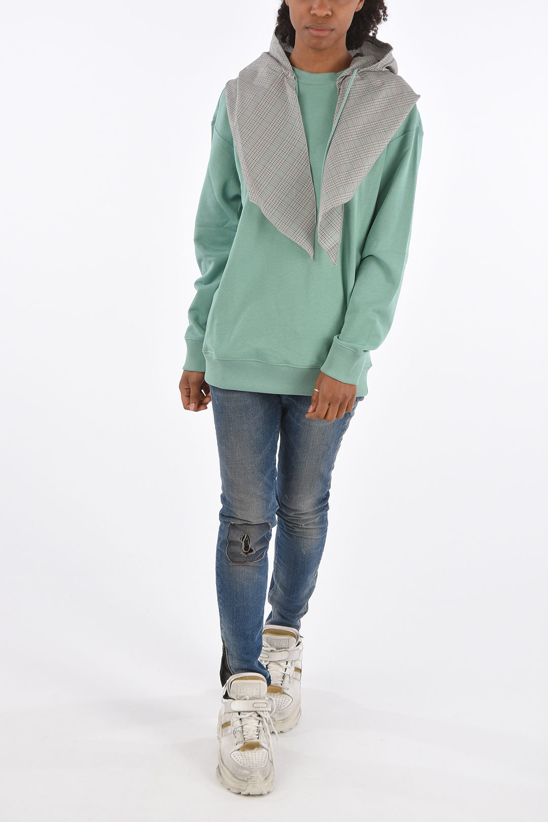 Opening Ceremony cotton scarf hoodie sweatshirt women