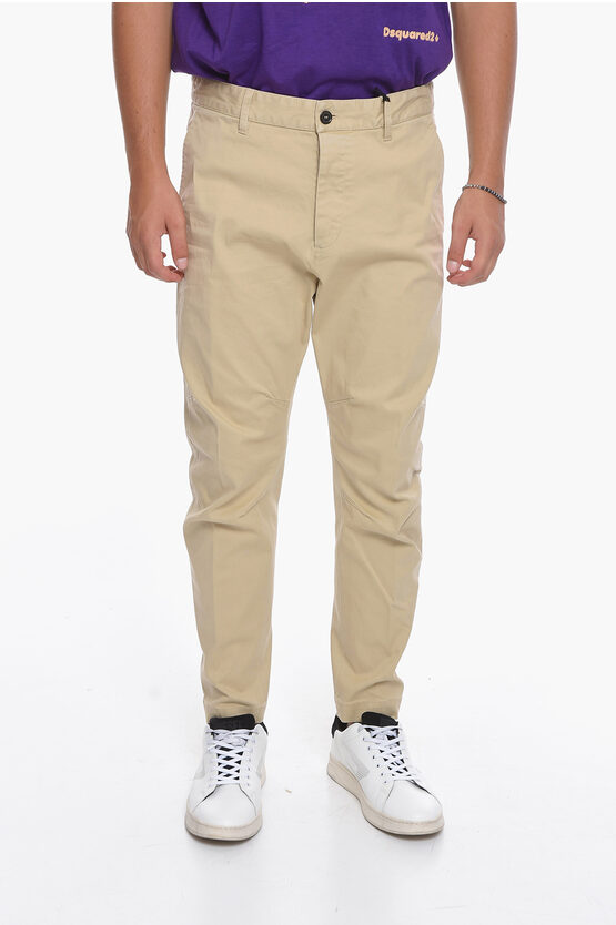 Dsquared2 Cotton SEXY CHINO FIT Pants men - Glamood Outlet