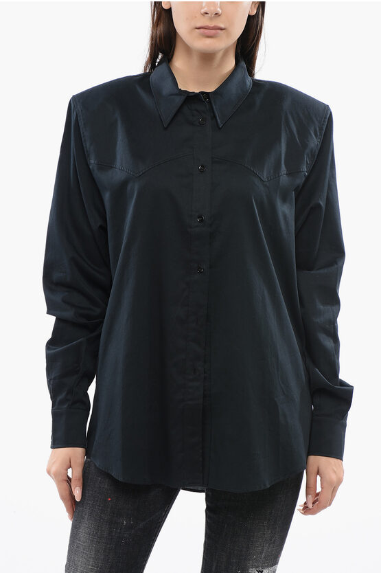 The Andamane Cotton Shirt With Padded Shoulders