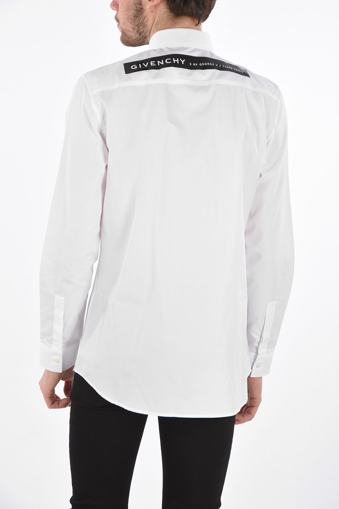 Givenchy Cotton Shirt with Standard Collar and Print men - Glamood Outlet