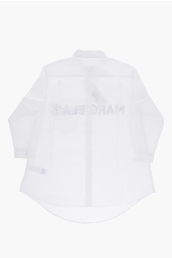 Cotton Shirtdress with Frontal Logo