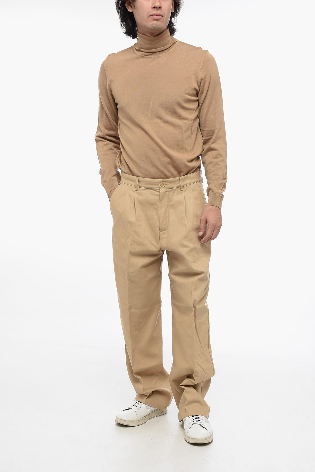 Gucci Cotton SIL VOUS PLAIT Chinos Pants men - Glamood Outlet