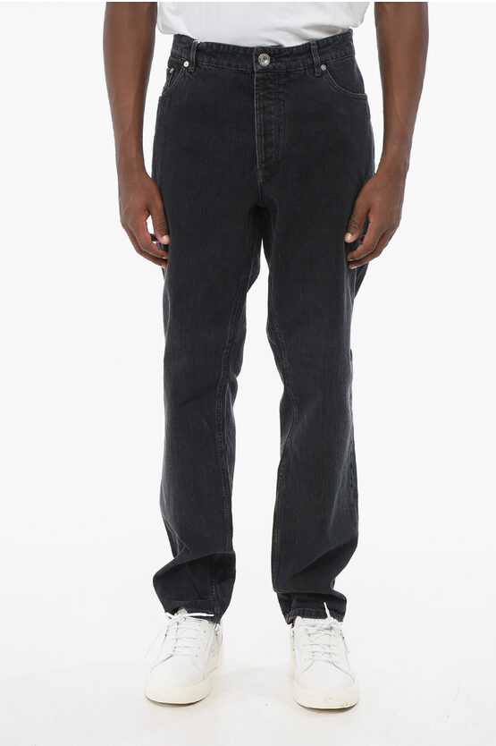 Brunello Cucinelli Cotton Slim Fit Denims With Belt Loops 16cm