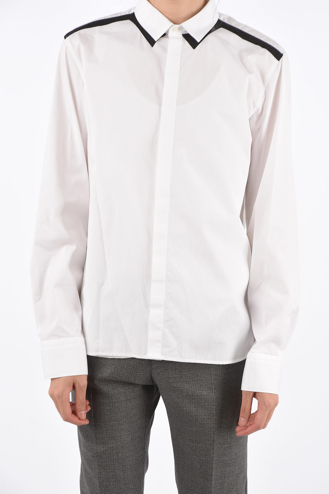 Neil Barrett Cotton Slim Fit Shirt men - Glamood Outlet