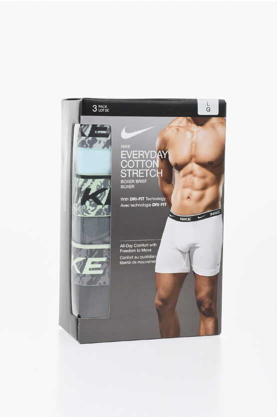 Nike Cotton Stretch Dri-fit 3 Pairs Boxers Set