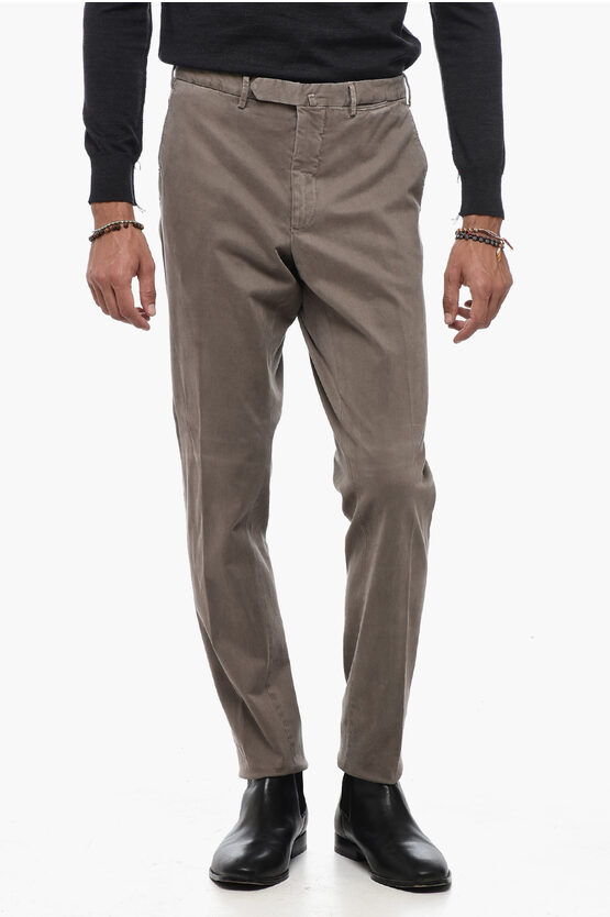 Shop Santaniello Cotton Stretch Evoluto Chinos Pants