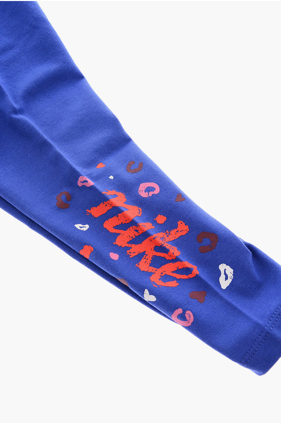 Cotton Stretch Leggings with Print