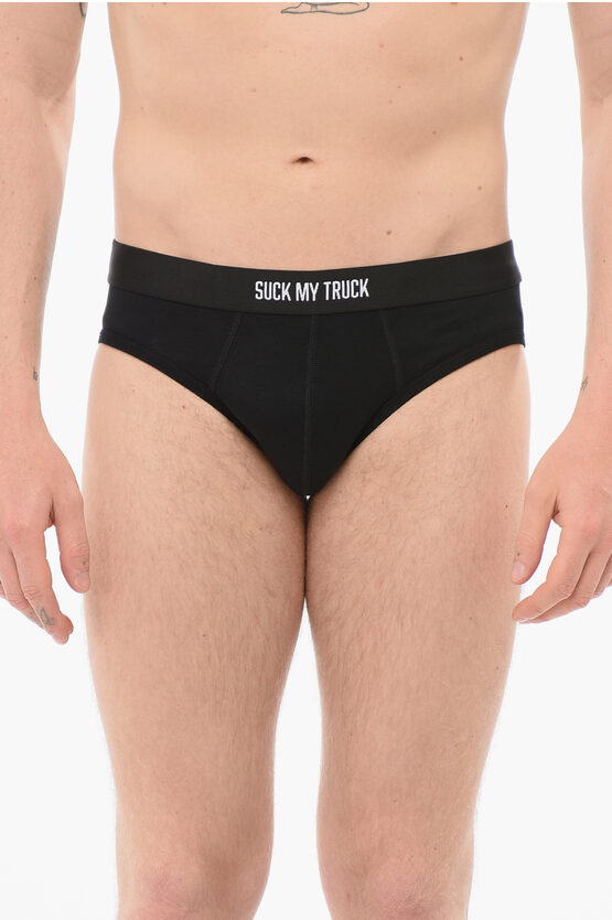 Dsquared2 Cotton Suck My Truck Slip