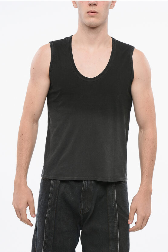 James Perse Cotton Tank Top In Black