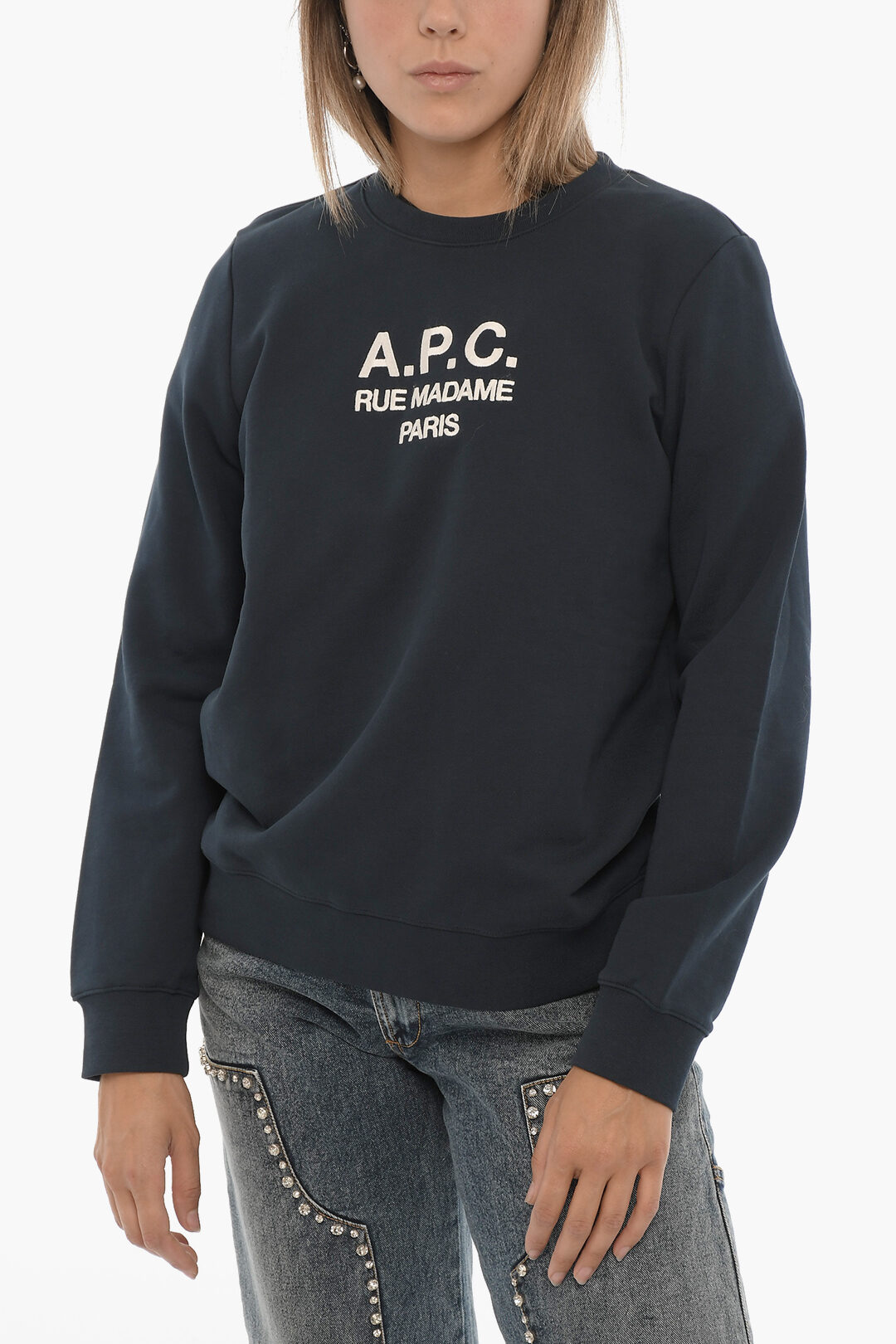 Apc logo sweatshirt online