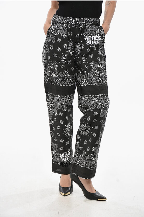 Après Surf Cotton Trousers Tacata With Bandana Print