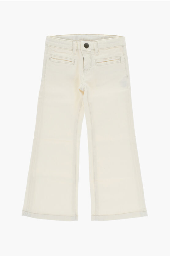Shop Bonpoint Cotton Twill Bestie Bootcut Pants