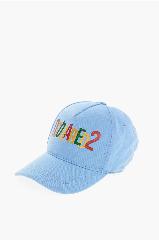 Dsquared2 Cotton Twill Cap With Logo