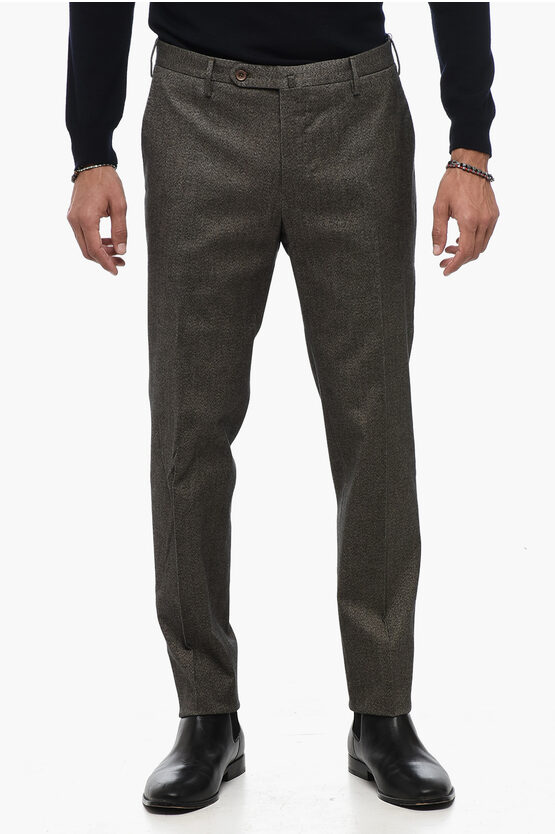 Shop Incotex Cotton Twill Slim Fit Chinos Pants