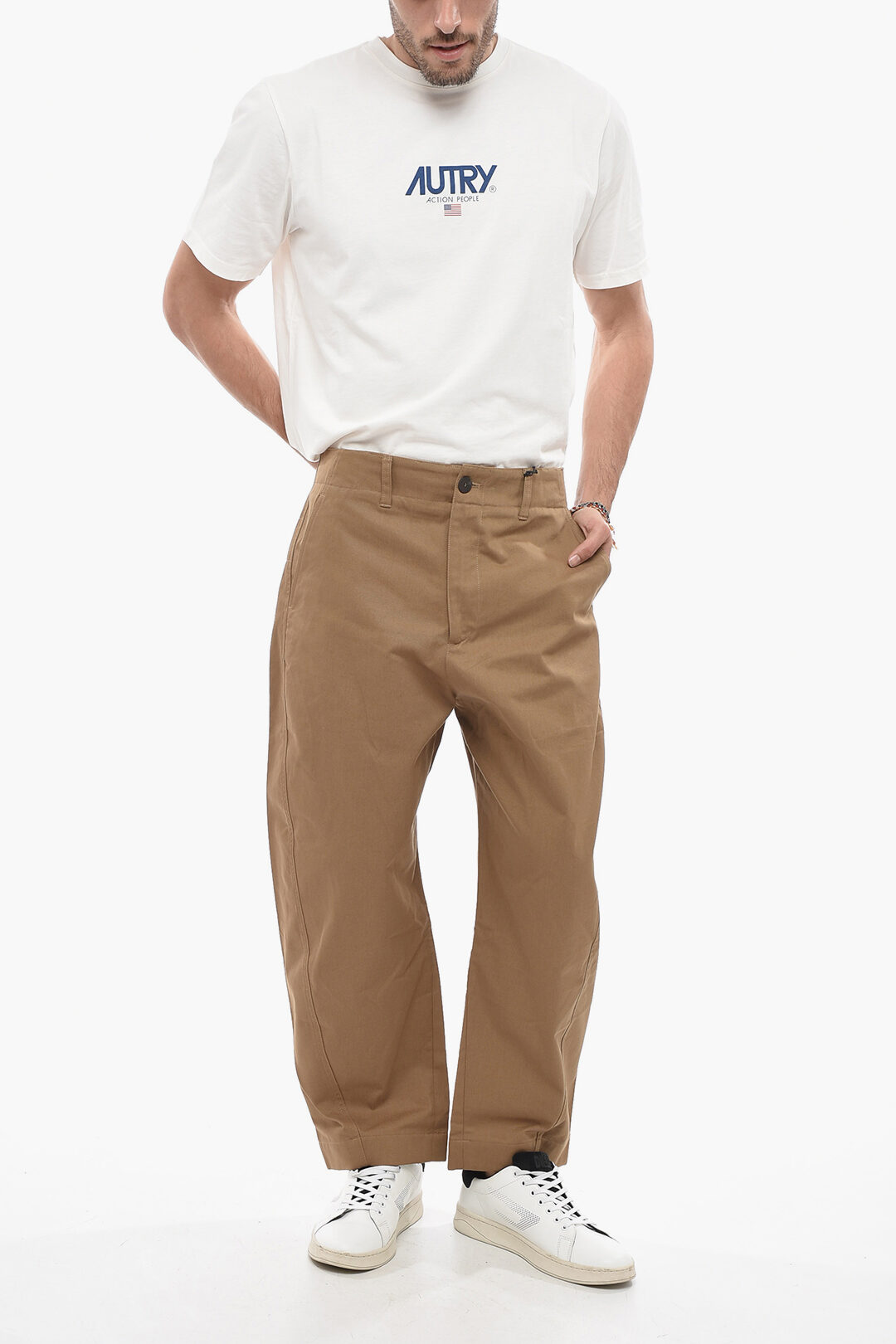 Cotton Twill Twisted Leg ASTER Pants