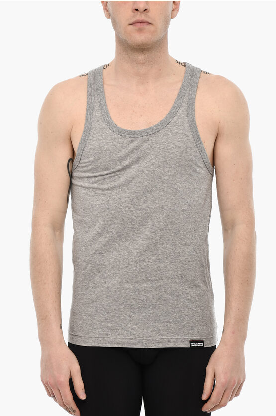 Dsquared2 Cotton Underwear Tank Top