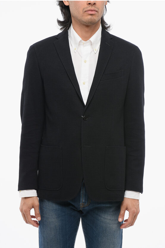 Nino Danieli Cotton Welt-pocket Blazer
