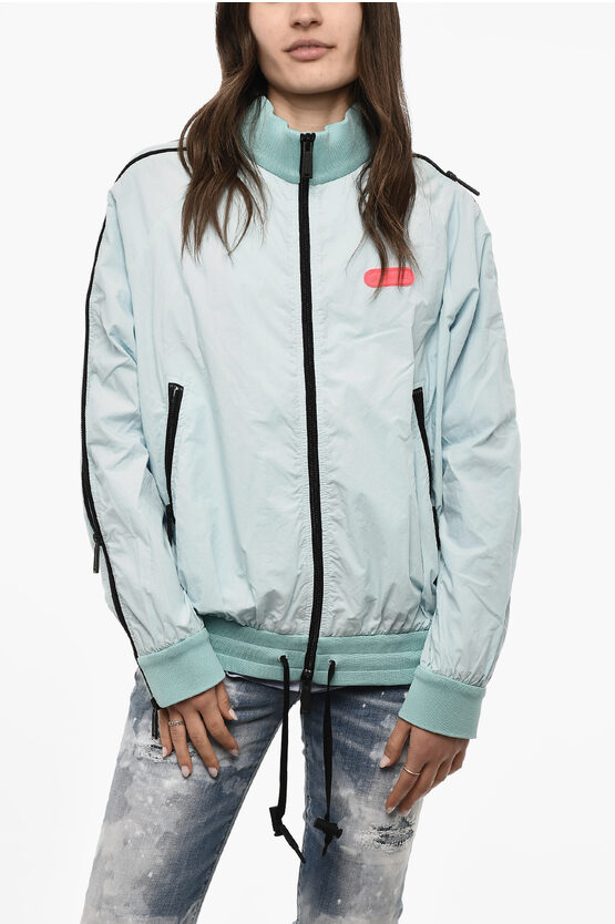 Dsquared2 Cotton Windbreaker With Zip