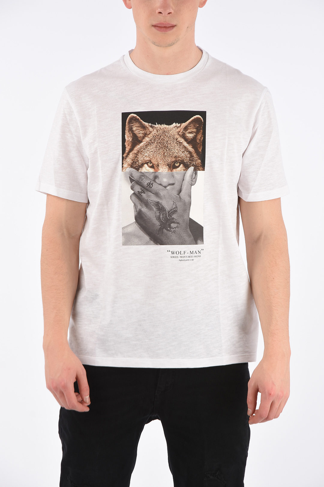 neil barrett wolfman t shirt
