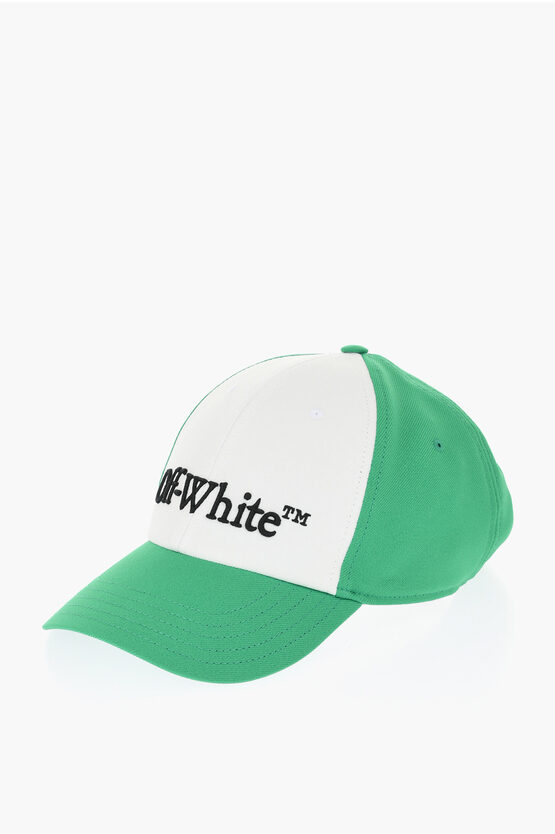 Off-white Cottton Twill Drill Cap