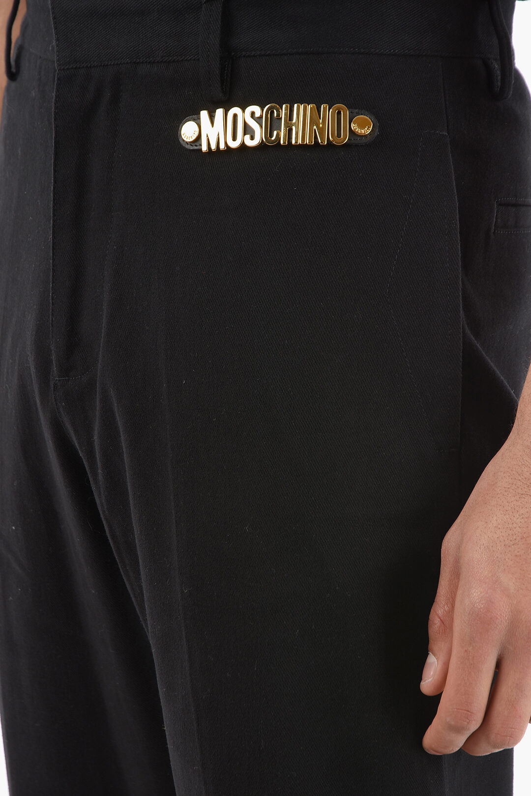 Moschino COUTURE! 5 Pockets Stretch Cotton Pants with
