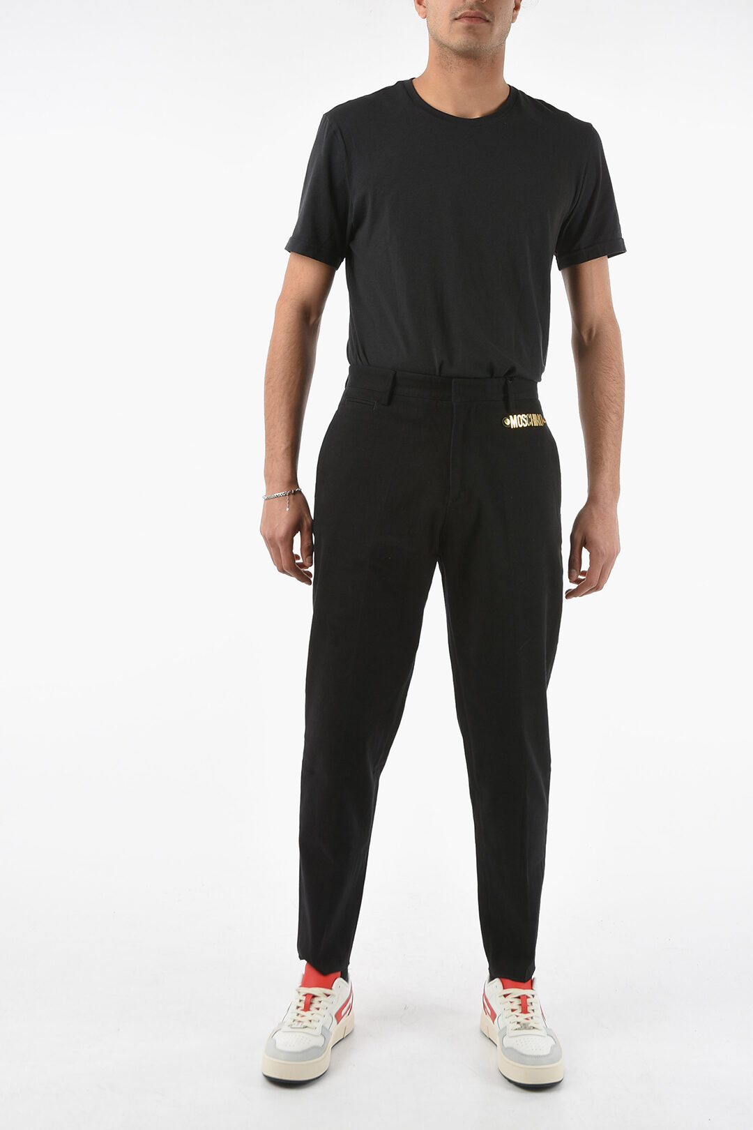 パンツ MOSCHINO COUTURE Woman Pants Black 03260425 0555 Moschino Couture Outlet: Pants woman - Black | Moschino