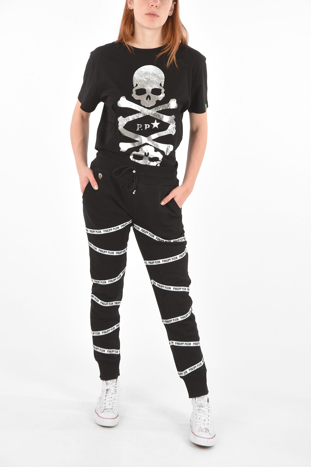 PHILIPP PLEIN 23SS パンツ シルバー系 Made In Italy PHILIPP PLEIN 23SS パンツ シルバー系 Made In Italy $_57.JPG