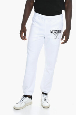 Outlet Moschino men Casual Trousers White Autumn Winter sale