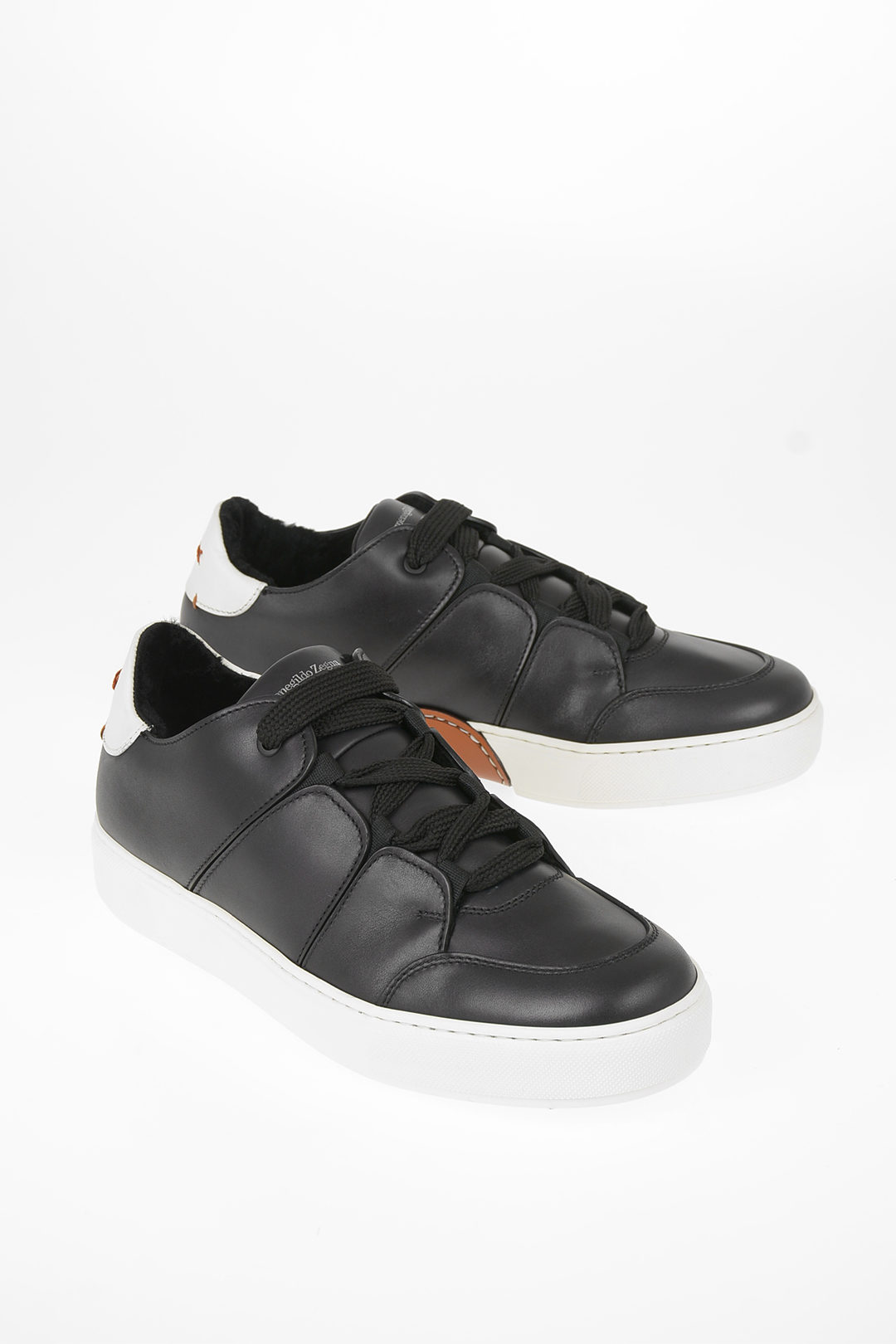 Ermenegildo Zegna COUTURE Leather Sneakers TIZIANO men - Glamood
