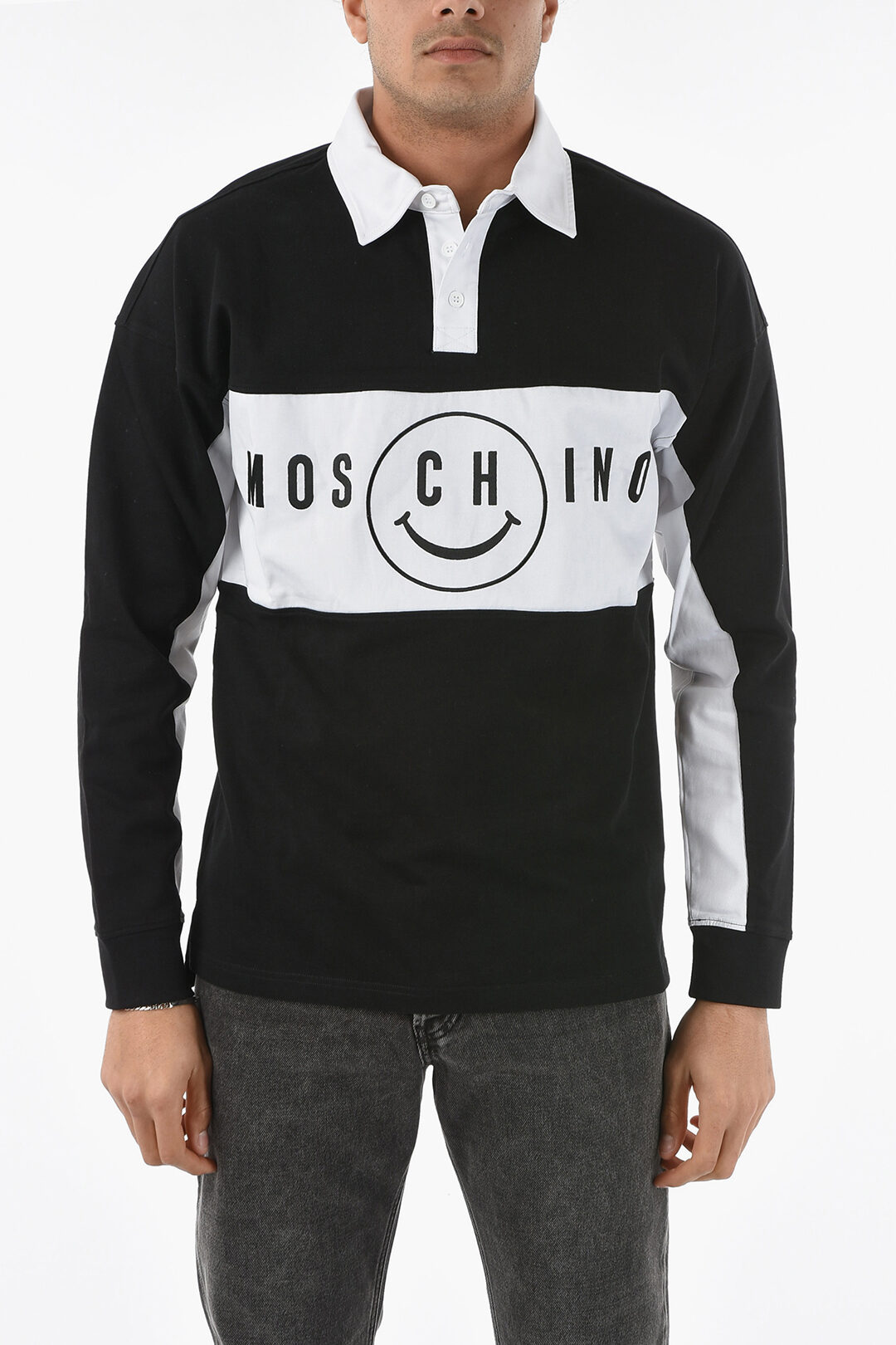 Moschino long sleeve polo hotsell