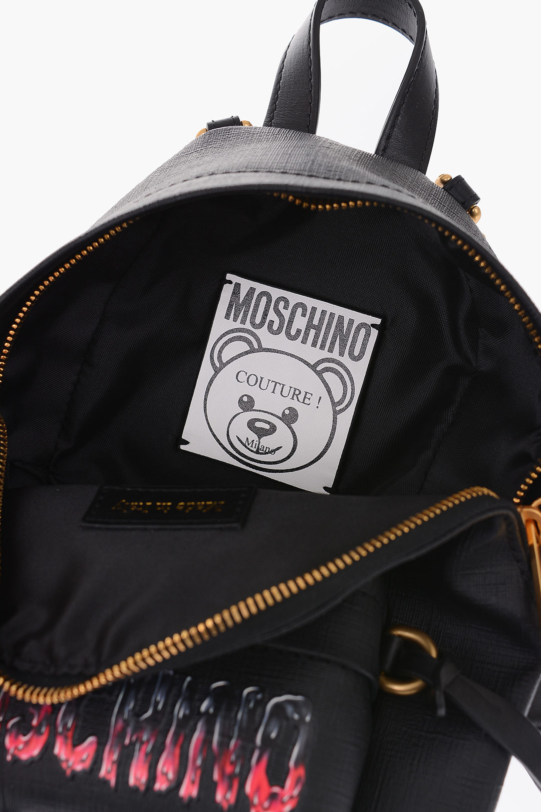 COUTURE! mini zaino bat teddy bear in ecopelle